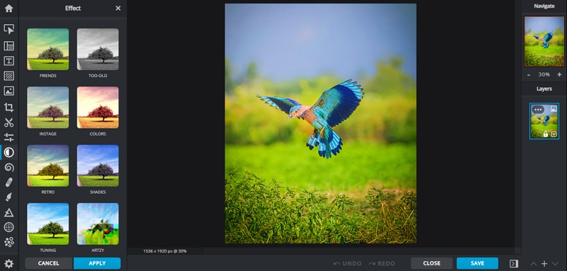 Foto verbessern PIXLR