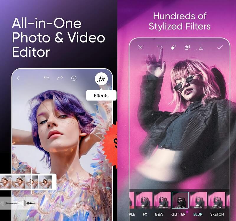 Auflösung erhöhen PicsArt