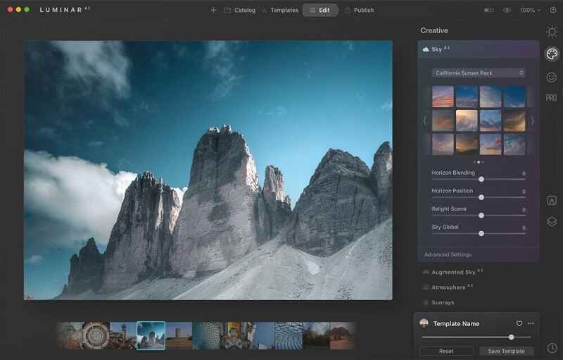 Luminar AI-Fotoretusche