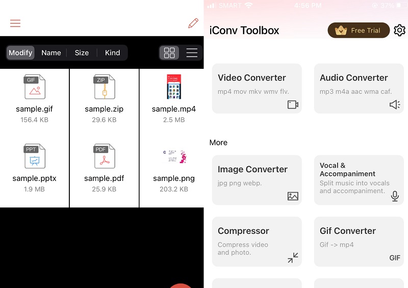 M4A‑zu‑MOV‑Konverter iConv