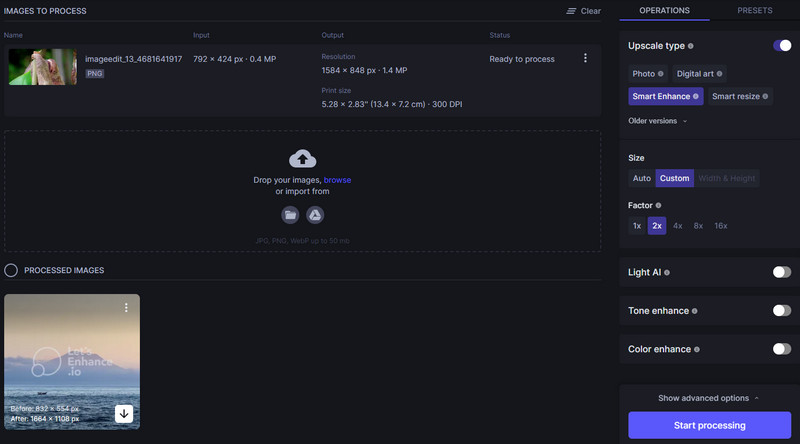 Lets Enhance Programm