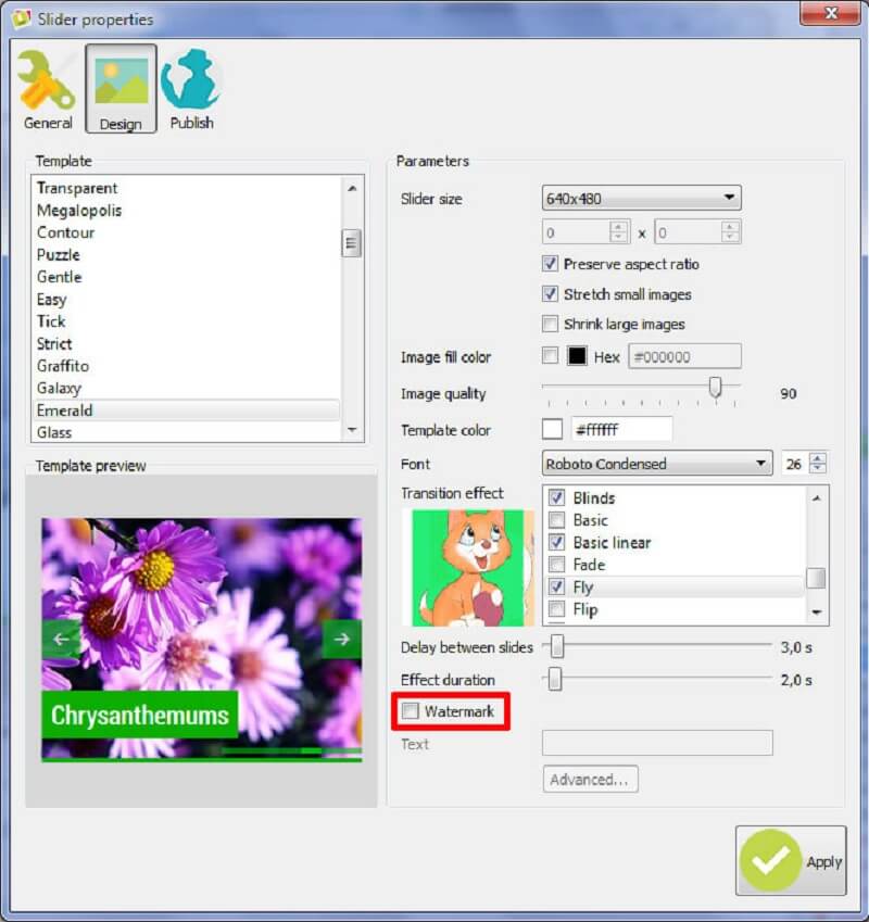 WOW Slider-Wasserzeichen kostenpflichtig entfernen
