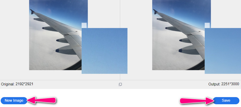 Verbessertes Foto speichern