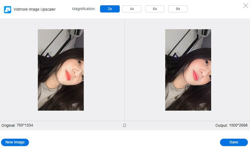 BMP mit Vidmore skalieren