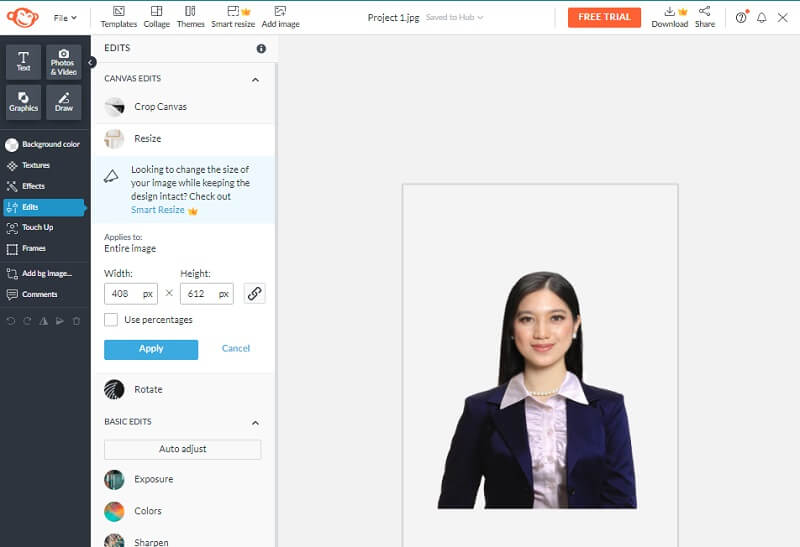 Bildgröße PicMonkey ändern