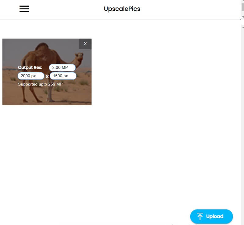 Bild schärfen Upscale