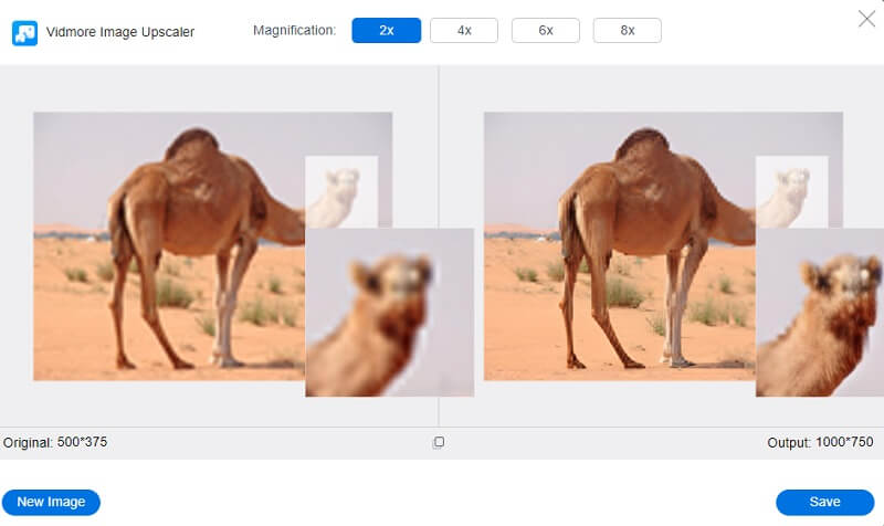 Bild schärfen Vidmore