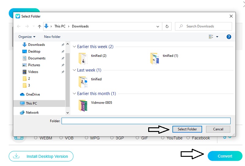 AVI konvertieren Online Vidmore