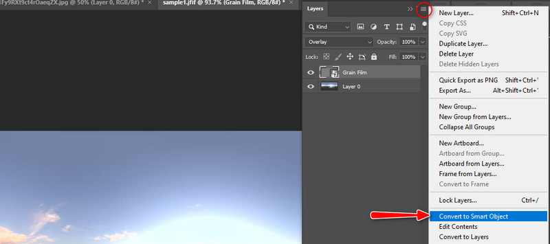 In Smartobjekt konvertieren