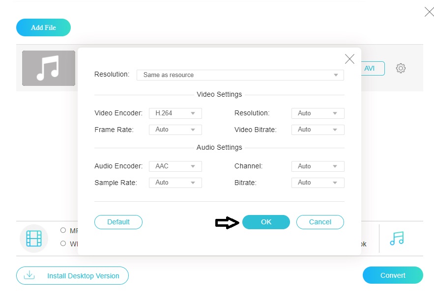 AVI online bearbeiten