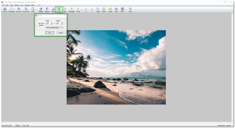 Überblick über FastStone Photo Resizer