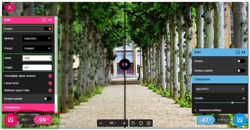 Bilder für Twitter Squoosh Download‑Symbol