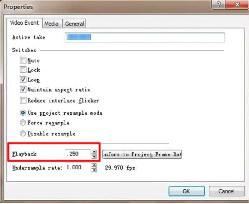 Sony Vegas beschleunigen