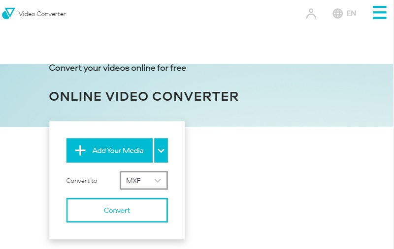 WAV zu MXF Online Video Converter