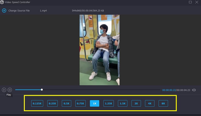Geschwindigkeit steuern Vidmore