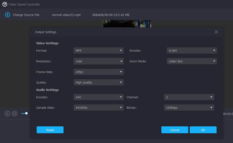 Einstellungen bearbeiten Vidmore