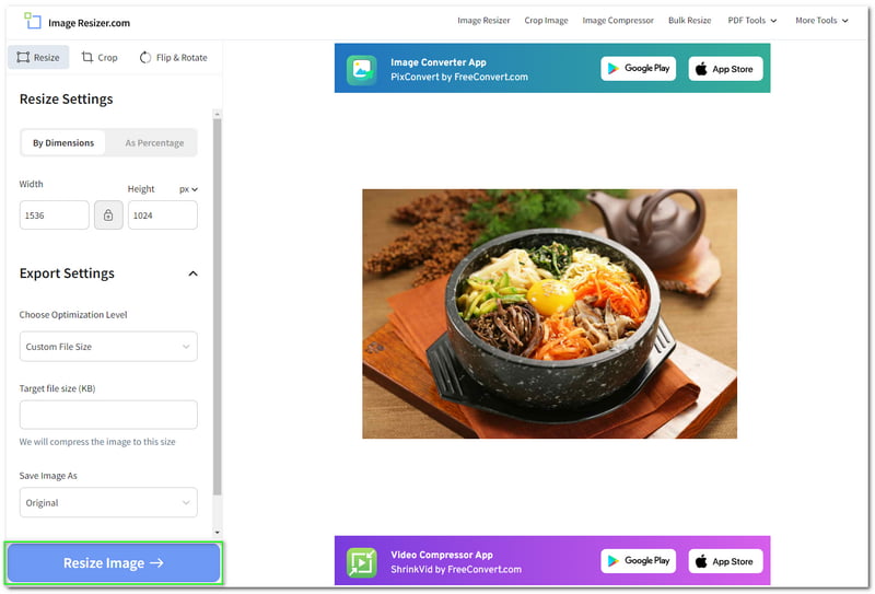 GIMP Bildgröße ändern Image Resizer Bildgröße ändern