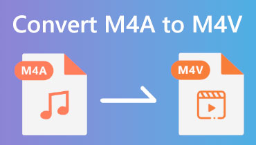 M4A in M4V umwandeln