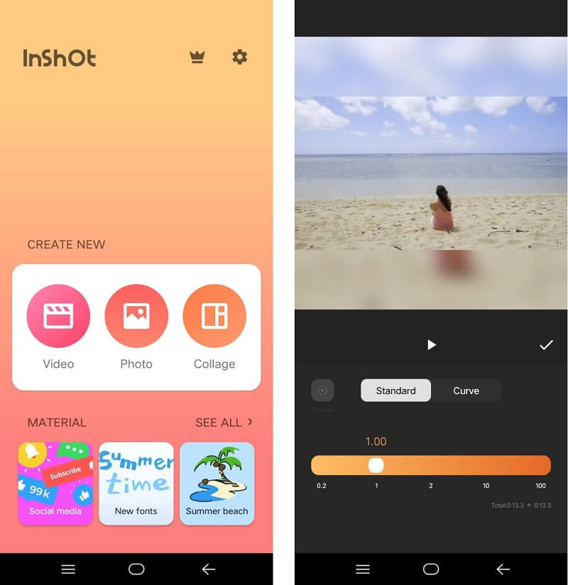 InShot beschleunigen