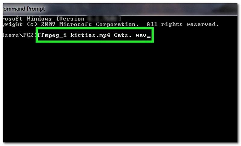 WAV zu WEBM FFMPEG-Konvertierungsbefehl