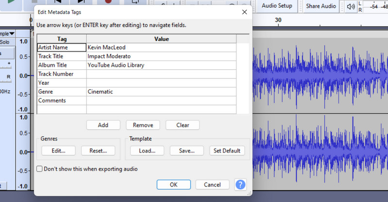 Metadaten bearbeiten