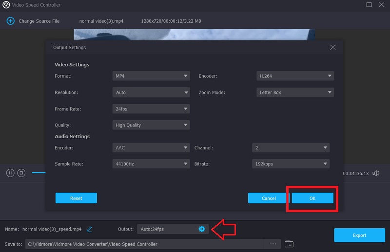 Qualität bearbeiten Vidmore Zeitlupe in Sony Vegas erstellen