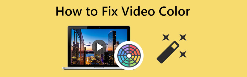 Wie man die Farbe korrigiert