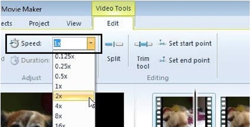 Windows Movie Maker verlangsamen