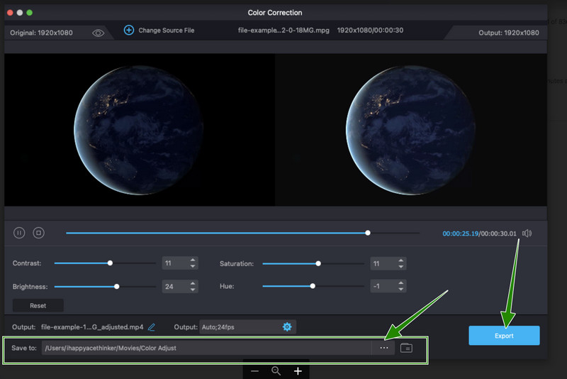 Vidmore Video exportieren