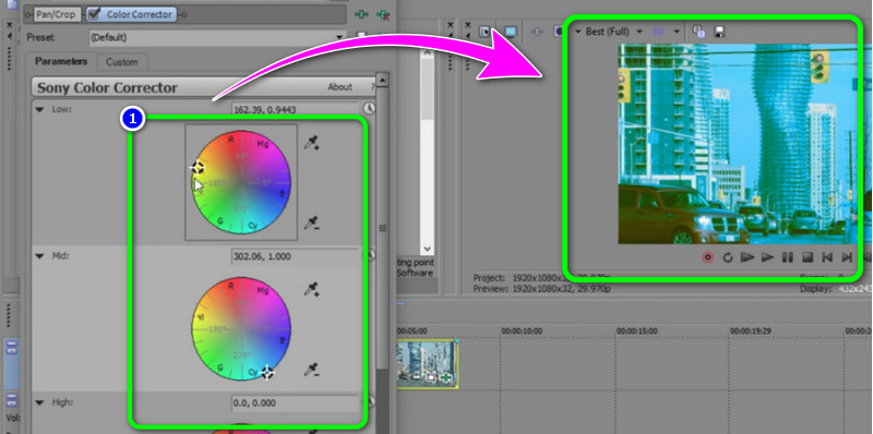 Farbe ändern und speichern