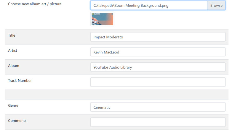 Metadaten bearbeiten TagMp3