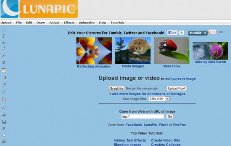 Lunapic Helles Video