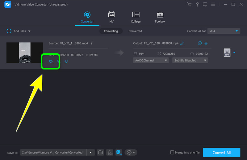Sternförmiges Symbol anklicken