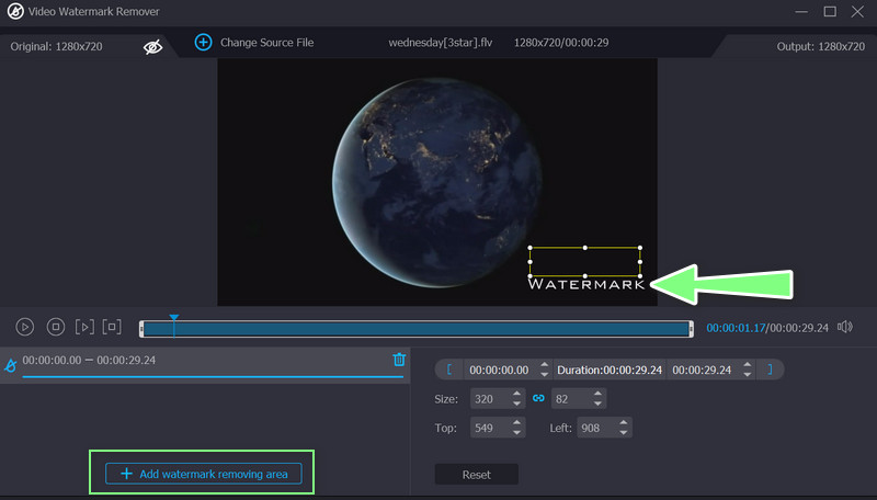 Wasserzeichen abdecken