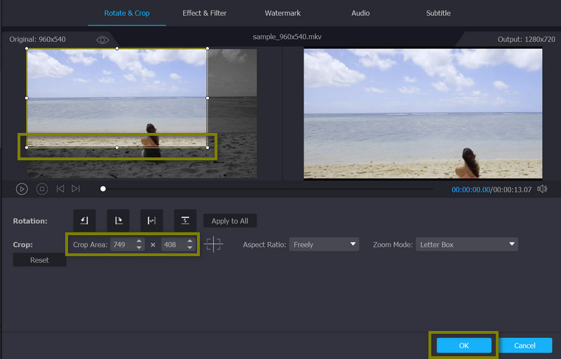 Videodatei zuschneiden