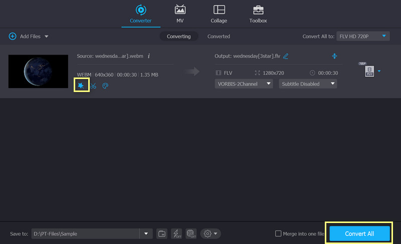 Hinzufügen des Wasserzeichens abschließen