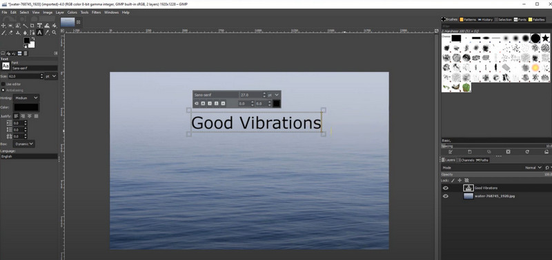 Gimp-Fotobearbeitung