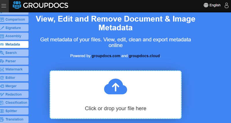 GroupDocs Metadaten-Editor
