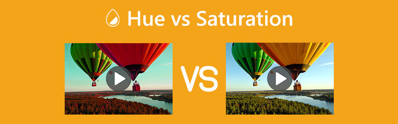 Farbton vs. Sättigung