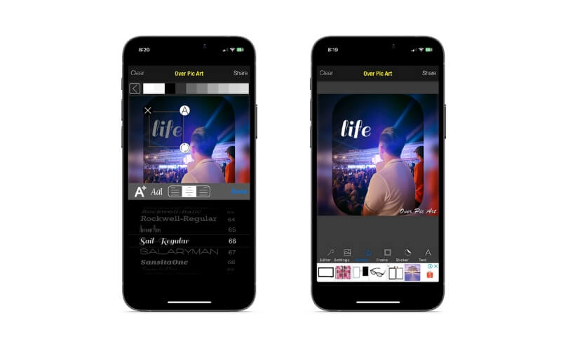 Over – die mobile App
