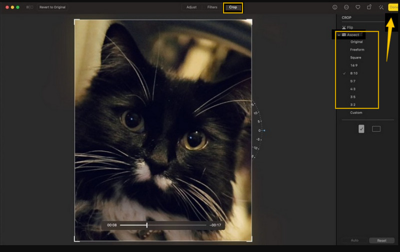Video mit der Fotos-App zuschneiden
