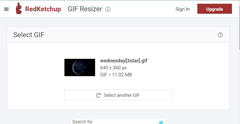RedKetchup IO Oberfläche