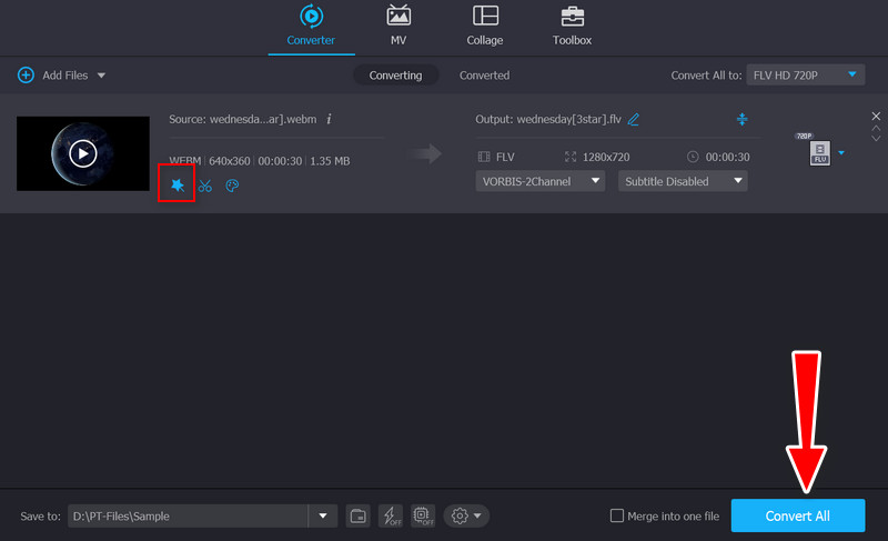 Video mit Wasserzeichen speichern