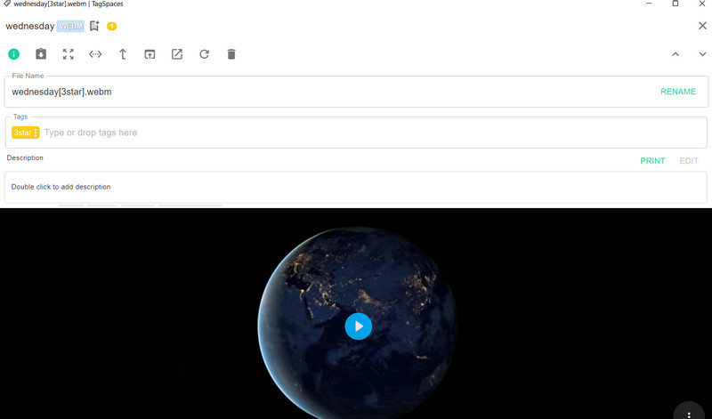 TagSpaces-Oberfläche