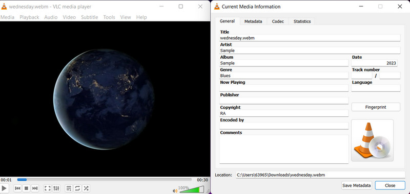 VLC-Metadaten-Editor