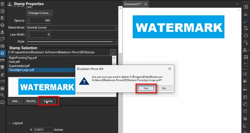 Wasserzeichen löschen