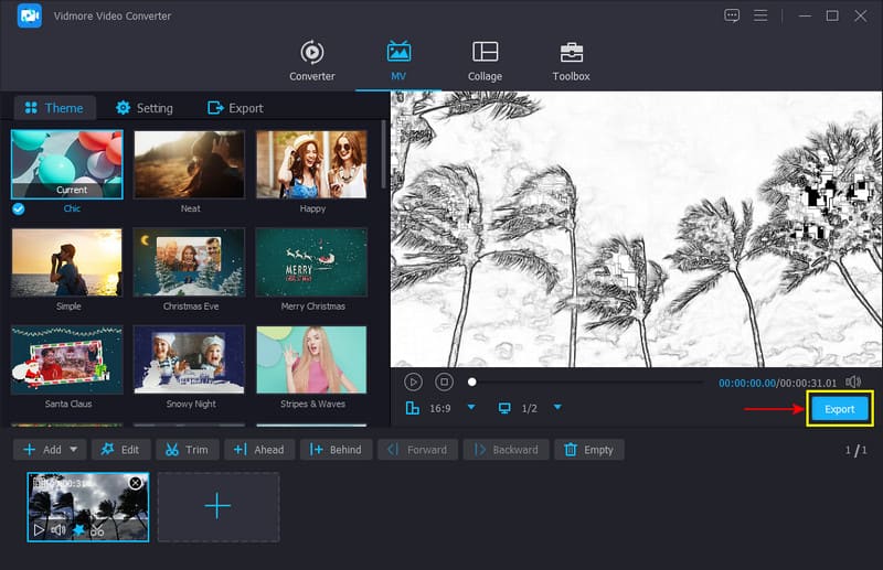 Exportieren Sie Ihr Video