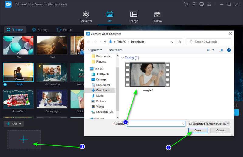 Video importieren Vidmore