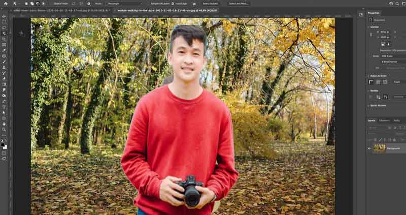 Photoshop: Person hinzufügen