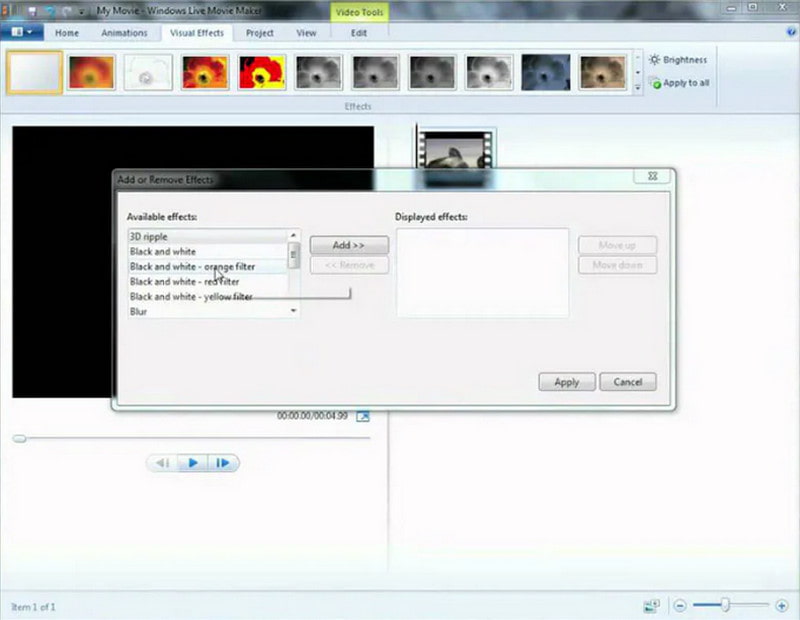 Windows Movie Maker Video verwischen